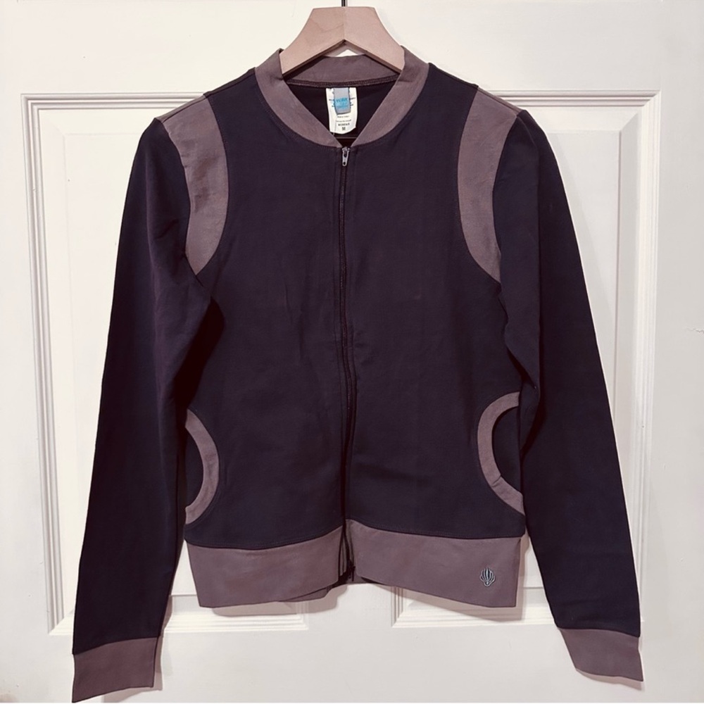 Patagonia | Jacket | Colorblock Jacket in Heathered Port & Taupe